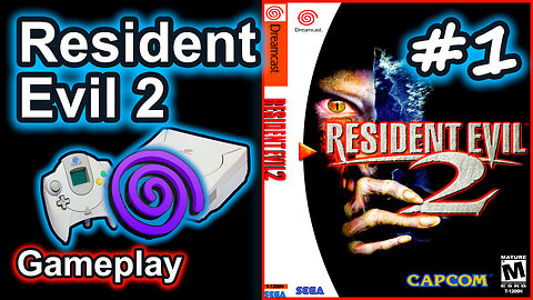 Resident Evil 2 versión Sega Dreamcast (Flycast, Leon GD-ROM, Comentado) #1