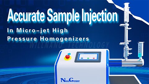 Precision Sample Injection with NanoGenizer High Pressure Homogenizer