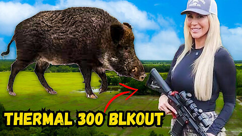 HOG VAPORIZED BY 300 BLKOUT! UNEXPLAINABLE THERMAL HOG HUNT!