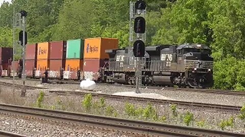 Norfolk Southern 236 Intermodal Train from Berea, Ohio May 27, 2023