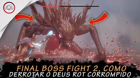 Kena Bridge Of Spirits, Final Boss Fight 2, Como derrotar o Deus Rot Corrompido | super dica PT-BR