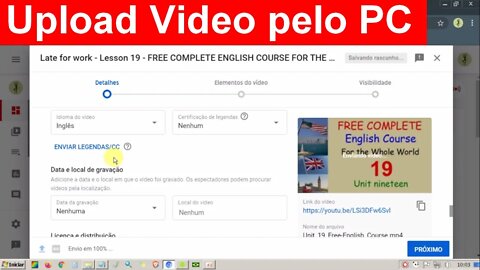 Como subir um vídeo para o youtube pelo PC. Passos do upload de um vídeo no Youtube pelo Computador