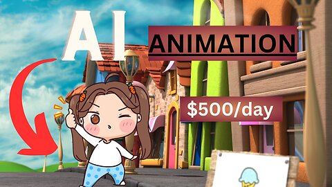 Earn Money With AI By Creating Animation Video || AI Animation || Kids Learning Video