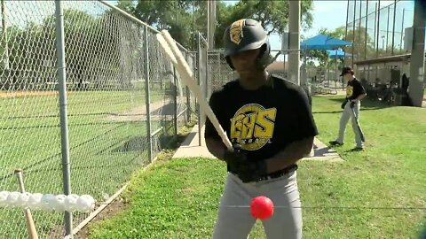 Lakewood High's baseball coach creates hitting tool in his art studio