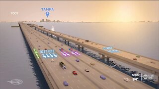 Construction ramps up on $865M Howard Frankland Bridge redesign