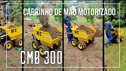 Carrinho De Mão Motorizado Mini Dumper Cmb