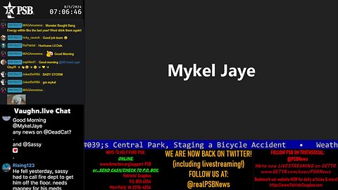 2024-08-05 07:00 EDT - Patriots Soapbox AM: with MykelJaye