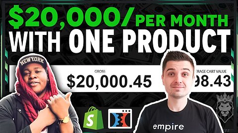 How to Start an eCommerce Business | $20,000 Per Month ONE Product Dropshipping Strategy Ecommerce Empire Academy Course Review