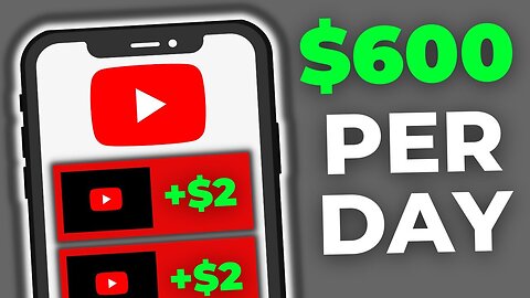 Earn $2.48 Per Minute Watching YouTube Videos (New Site)