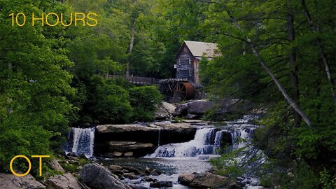 The Cascades of Glade Creek | Waterfall & Forest Ambient Sounds for Relaxing | Studying | Sleeping