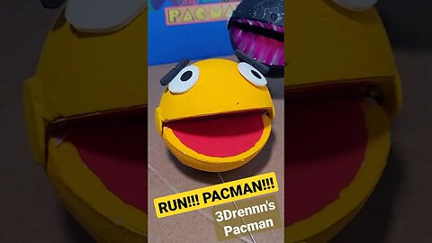 Pacman VS ROBOT PACMAN | Cardboard Version #shorts