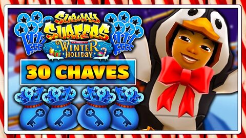 Subway Surfers Winter Holiday 2019 | Ganhando 30 Chaves