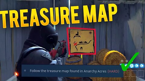 Follow the treasure map found in Anarchy Acres - Week 5 Challenge Location Battle Royale