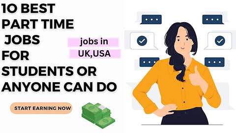 Best part time jobs for High school students | college students, Earn money