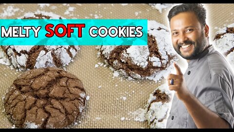 Soft TRUFFLE Cookies in MINUTES! Brownie texture Malayalam recipe and instruction