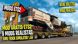 ▶️PACK 9 MODS REALISTAS PARA EURO TRUCK SIMULATOR 2 1.44