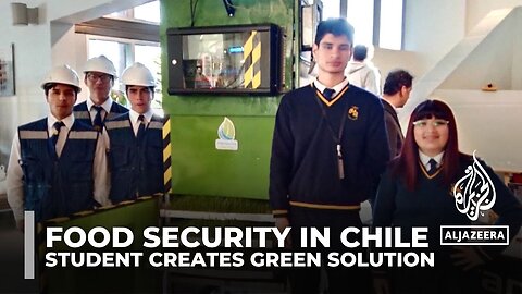 Chilean 17-year-old student innovates to fight hunger with award-winning hydrofood machine