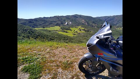 Motorcycle Tai Chi on West Mulholland Drive