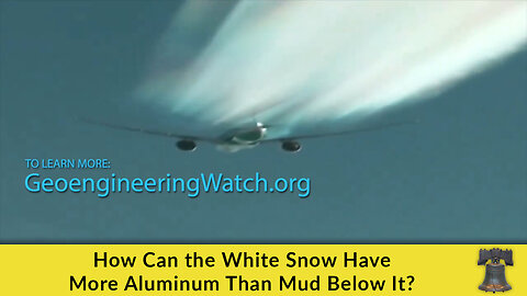 How Can the White Snow Have More Aluminum Than Mud Below It?