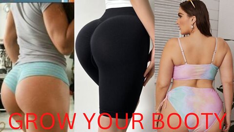 How To Grow Your Booty Fast (BUTTOCKS WORK OUT)