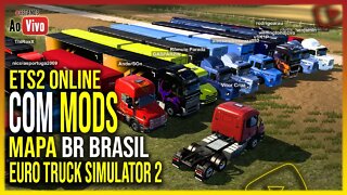 🔴 ETS2 1.44 MULTPLAYER COMBOIO DOS BITREM 9 EIXOS MAPA BR BRASIL EURO TRUCK SIMULATOR 2 1.44