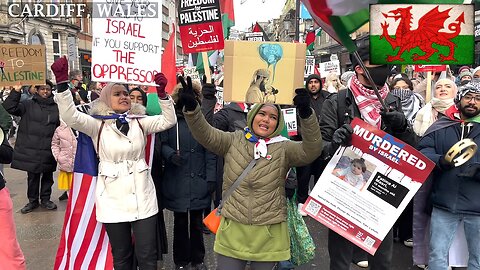 PS March to the UK Government Building, Cardiff