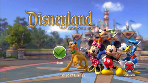 Disneyland Adventures - Loading Screen, Character Customisation & Tutorial - Video Game Scrapyard