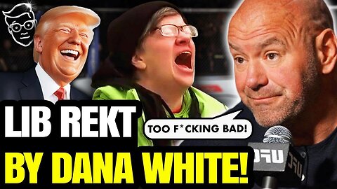 Dana White SNAPS On Lib Journo Over Racist Question: "Too F*cking Bad!"