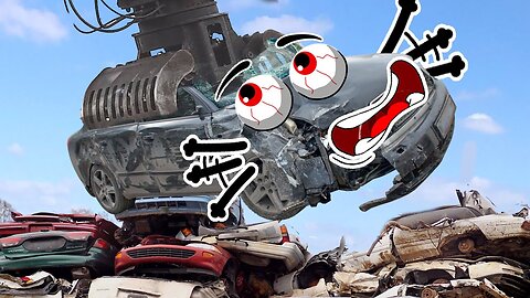 Excavator Destroys Car | Biggest Heavy Equipment Machines Working | Doodles