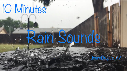 Take A Break With 10 Minutes Of Rain Sounds Video