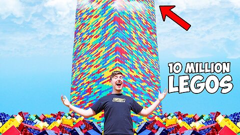 I Built The World's Largest Lego Tower || MrBeast || Rumble