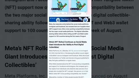 Facebook & Instagram: Showcase Your Ethereum, Polygon And Flow NFT's Across Platforms!