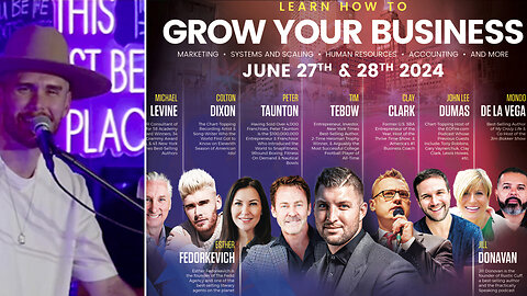 Business Conference | Recording Artist & Performer, Colton Dixon + Songwriting 101 + Join Tim Tebow At Clay Clark’s December 5th & 6th 2-Day Business Growth Workshop