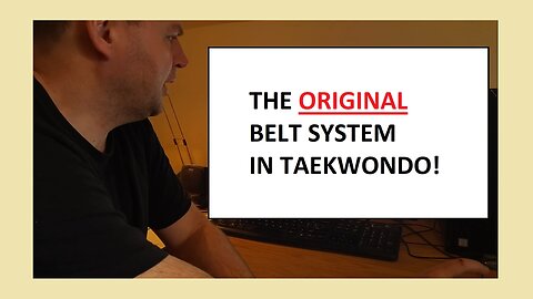 Original Belt System in Taekwondo