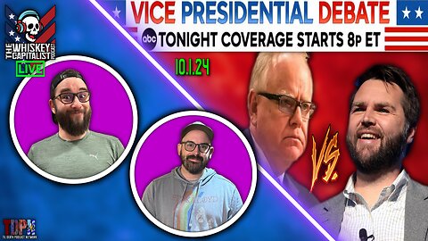 🇺🇸 2024 VICE PRESIDENTIAL DEBATE 🇺🇸 LIVESTREAM + 🍻🥃 DRINKING GAME 🥃🍻 | 10.1.24