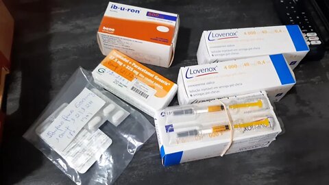 Medicação que faço para a recuperação.