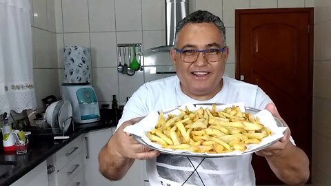 Como fritar Batata na Air Flyer Crocante e sequinha com segredinho indispensável