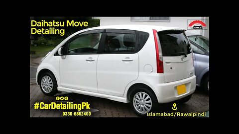 Daihatsu Move final review after complete interior & exterior detailing in islamabad-cardetailingpk