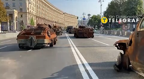 In Kyiv, on Khreshchatyk, preparations began for a "parade" of destroyed Russian equipment.