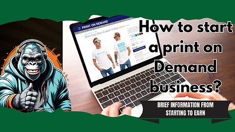 How to start a print on demand business