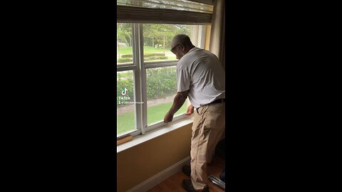 Window balance rod replacement and window repair, in #bocaraton, #florida.