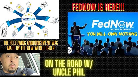 FedNOW is here! You will own Nothing (remember). The takeover the breaks Over. New W0rld 0rder