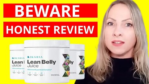 IKARIA LEAN BELLY JUICE⚠️IMPORTANT ALERT!⚠️Ikaria Juice - Ikaria Lean Belly Juice Reviews