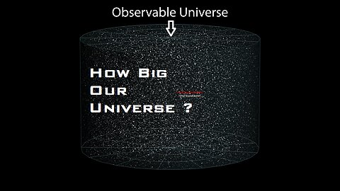 See how big the universe is? (Size of the universe)