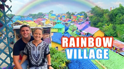 Top attraction in Malang - Kampung Jodipan Rainbow Village (Java episode 7)