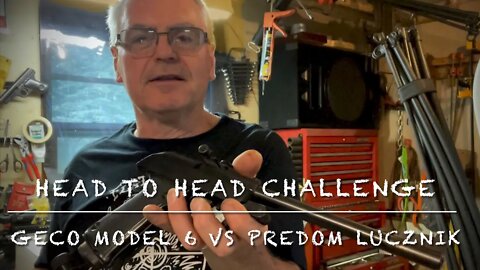 Head to head challenge Geco (Diana) model 6 vs the Predom Lucznik .177 springer pellet pistols.