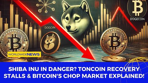 Shiba Inu in Danger? Toncoin Recovery Stalls & Bitcoin's Chop Market Explained!