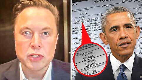 Elon Musk Just Revealed Obama's DARKEST Secret