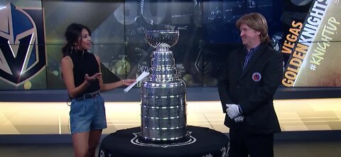 Stanley Cup arrives in Las Vegas as the Knights face the Panthers