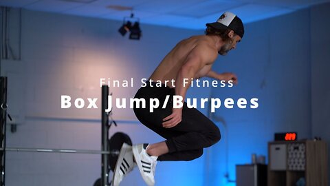 Side Box Jump Burpees